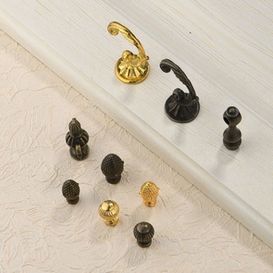 European Style Zinc Alloy Round <strong>Drawer</strong> Ring <strong>Pull</strong> for Cabinet <strong>Kitchen</strong> Dresser <strong>Handles</strong> with Single Hole Design - Product Image 1