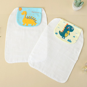Serviettes absorbantes en coton personnalisées pour bébé, serviettes en gaze anti-transpiration pour bébé, serviettes de dos en coton à séchage rapide pour la <span class=keywords><strong>maternelle</strong></span>. - Product Image 6