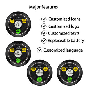 Nhà Hàng Cafe Khách Sạn Dịch Vụ Phòng Hệ Thống Cuộc Gọi Đồng Hồ Đeo Tay Không Dây Thông Minh Bộ Thu Máy Nhắn Tin Có Nút Gọi - Product Image 2