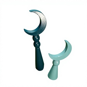 Premium Industrial Hand-Inlaid Mother Pearl Islamic Crescent Moon Mosque Figurine <b>Spring</b> Hanging Sliding Festive <b>Decoration</b> Eid - Product Image 1