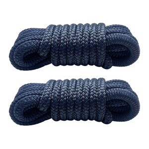 Duplo trançado nylon ancoragem amarração corda 8mm 10mm 16mm marinho pesca barco iate para barco e carro marinho suprimentos - Product Image 4