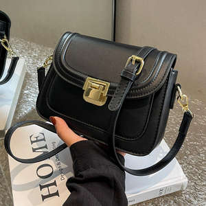 Bolso bandolera de PU de moda 2026, superventas, con patrón de piedras en bloques de color, bolso de hombro versátil y a la moda. - Product Image 4