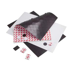 Feuille magnétique en caoutchouc souple industrielle 4x6 pouces format A4 avec une force magnétique super puissante et un dos adhésif pour l'utilisation de photos - Product Image 4