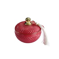 Bougie parfumée de luxe à la senteur de fruit d'ananas, en cire de soja, dans un bocal en verre à 1 mèche – Vente en gros et dropshipping