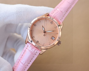 นาฬิกาข้อมือผู้หญิงสีชมพู ดีไซน์เนอร์คุณภาพสูง ขายดี - Product Image 3