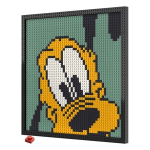 Pixel Art khối xây dựng 48x48 chấm Gạch 1x1 tường Chân Dung DIY giáo dục Mô hình đồ chơi trang trí nội thất tương thích lechuang đồ chơi - Product Image 1