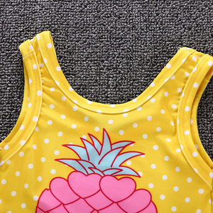 <span class=keywords><strong>Maillot</strong></span> de <span class=keywords><strong>bain</strong></span> SZZT-h043 pour bébés filles <span class=keywords><strong>Maillot</strong></span> de <span class=keywords><strong>bain</strong></span> une pièce imprimé ananas à pois frais pour filles - Product Image 4