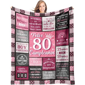 Assorted Print Birthday <b>Quilt</b> Flannel Blanket <b>Throw</b> Blanket Nap Blanket Wholesale Reversible Cozy Warm <b>for</b> Winter Warmth - Product Image 3