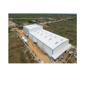 Bâtiment industriel professionnel préfabriqué Structure en acier Entrepôt bon marché
