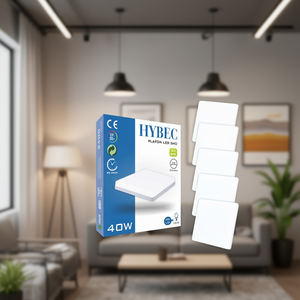 Hybec <b>Square</b> <b>Led</b> <b>Ceiling</b> <b>Light</b> 40W 300mm Cold White Smd Panel - Product Image 3