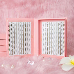 Extensiones de Pestañas de Visón Sintético Pre-fabricadas en Bandejas Individuales con Diseño de Picos Impresos en 3D - Product Image 1