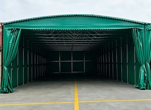 Carpa deslizante para exteriores, impermeable y plegable, toldo móvil de PVC, carpa plegable retráctil, toldo retráctil para garaje - Product Image 6