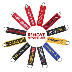 سلسلة مفاتيح ممتازة للطيران لا بد منها قبل السباق للطيارين وطاقم الطائرة ومستكشفي الفضاء بشعار مطرز. - Product Image 2
