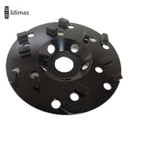 Disque abrasif en forme de flèche diamantée pour meuleuse d'angle - Personnalisable OEM, utilisation à sec/humide
