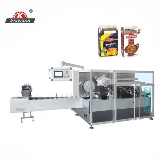 Automatic Continuous High Speed Seasoning Spices Pouch In Box Cartoning Packing Machine