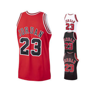 Maillots de basket-ball américains en gros, blancs, rouges, noirs, tous les maillots des équipes américaines, cousus - Product Image 2