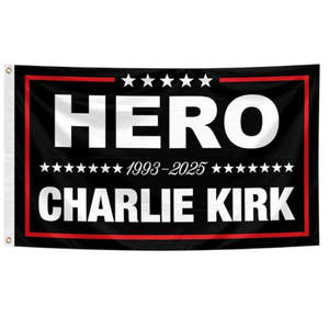 ธงชาติชาร์ลี เคิร์ก แบบกำหนดเอง 10 แบบ ขนาด 3x5 ฟุต ธงการเมือง แสดงความรักชาติ ฉลองวันรำลึกชาร์ลี พร้อมห่วงทองเหลือง - Product Image 2