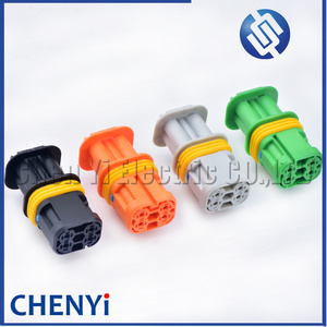 Conector Impermeable de 4 Pines para Automóvil EBS <span class=keywords><strong>Knor</strong></span> 2.2 2.3, Enchufe del Modulador Trasero 18650.000.001 18164.000.002 para Camión - Product Image 3