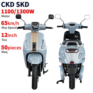 CKD SKD สกู๊ตเตอร์มอเตอร์ไซค์ขนาด 12 นิ้ว 1100/1300 วัตต์ ความเร็ว 65 กม./ชม. แบตเตอรี่ถอดง่าย ผู้ผลิตมอเตอร์ไซค์ - Product Image 3