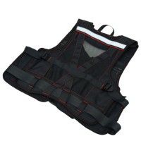 Zaino Porta Attrezzi Multiuso Resistente con Tasche Regolabili, Impermeabile, Striscia Riflettente, Schienale in Rete Traspirante, Disponibile OEM per Edilizia