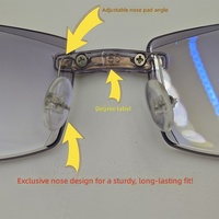 Lunettes de presbytie unisexes anti-lumière bleue, à correction automatique, monture transparente en PC, multifocales, pour hommes et femmes