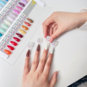 Magnetic Acrylic <b>Nail</b> Display Board Gel Polish Color Sample Card Detachable Color Testing Tool for Salon - Product Image 5