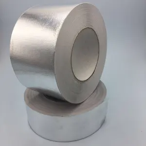 Glass Fiber Cloth Aluminum Foil Tape 25mic aluminum foil tape with liner