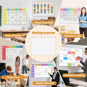 Organisateur de cartes personnalisé en tissu Oxford à 36 poches pour cartes bancaires, best-sellers et panneau mural de présence en classe - Product Image 2
