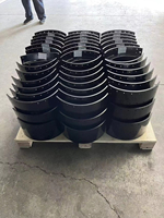 Plaquettes de frein de remorque haute performance sans amiante à 10 trous, marque CQFN, pour remplacement de camion, charge utile maximale 500 kg, garantie 1 an - Qualité supérieure