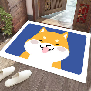 พรมเช็ดเท้ารูปสุนัขการ์ตูนสมัยใหม่ ขนาด 40x60 ซม. 50x80 ซม. 60x90 ซม. 80x120 ซม. ป้องกันการลื่น สำหรับทางเข้าบ้าน ห้องครัว ห้องน้ำ ซักเครื่องได้ - Product Image 1