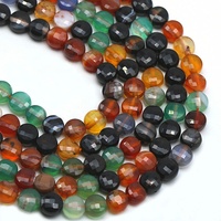 Vente flash - Perles de pierres précieuses colorées en cristal naturel facetté de 6 mm pour la création de bijoux DIY