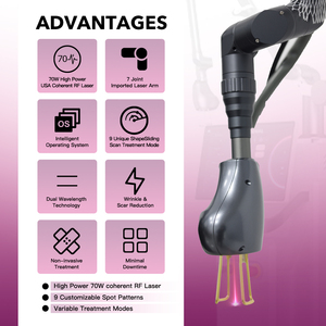 Máy điều trị âm đạo bằng laser CO2 Fractional Newangie BMFR15 70W/100W làm mát bằng khí, màn hình cảm ứng <span class=keywords><strong>LED</strong></span>, trẻ hóa da, trị mụn - Product Image 4