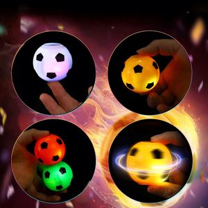 LED Light-Up Soccer Ball Spinner| Durable & Vibrant Glowing Effect | Perfect for Night Play & <b>Gifts</b> Fidget Toy - Product Image 2
