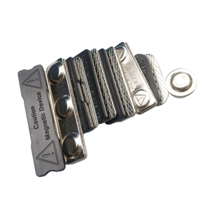 Badge magnetici di alta qualità materiali magnetici della terra rara Logo personalizzato targhetta nome magnetico per la vendita