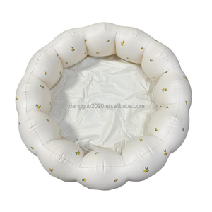 <span class=keywords><strong>Piscine</strong></span> gonflable ronde en PVC pour enfants, 3 anneaux, accessoire de natation amusant, pour fête d'été, baignoire - Product Image 5