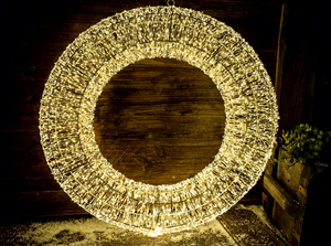 Grande Lumière LED Moderne 2650 Pièces en Métal, Guirlande Lumineuse Blanche, Décoration <span class=keywords><strong>de</strong></span> Village Illuminé, Rideau LED en Fil <span class=keywords><strong>de</strong></span> Cuivre pour Décor <span class=keywords><strong>de</strong></span> Porte <span class=keywords><strong>de</strong></span> Noël - Product Image 2