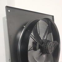 500mm * 500mm 380V AC ventilateur axial avec lame en acier moteur électrique portant DC/EC Support mural pour refroidisseur ferme Restaurant hôtels