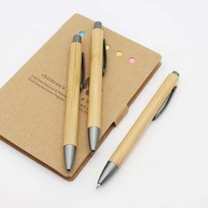 Stylo à bille en bambou écologique de luxe, stylo à bille en bambou personnalisé, stylo en bois avec logo personnalisé, impression de logo au laser - Product Image 3