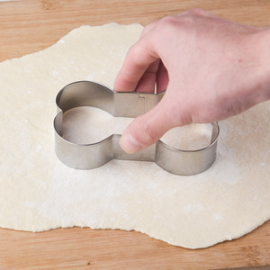 HY 5 adet/takım paslanmaz çelik Metal köpek kemik şekli köpek kedi Pup ev yapımı davranır için kurabiye kesici Set - Product Image 3