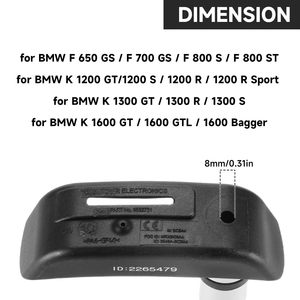 Nouveau capteur TPMS BST pour système de surveillance de la pression des pneus de moto F/K/R <span class=keywords><strong>K1200R</strong></span> 8532731 7694420 Garantie 1 an - Product Image 6