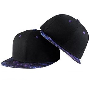 Gorra de Béisbol Deportiva Unisex PIHA SPORTS Galaxy Space Black, Estilo Hip Hop, Ajustable, de 5 Paneles, 100% Algodón, Cierre a Presión - Product Image 1