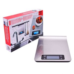 เครื่องชั่งอาหารดิจิตอลสแตนเลสสำหรับครัวเรือน พร้อมจอ LCD ราคาโรงงาน - Product Image 6