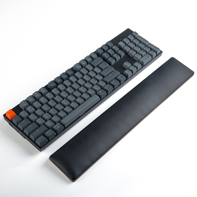 Premium Walnut Wooden Wrist Rest Ergonomic Gaming Desk Wrist Support for Keyboard for Computer Laptop Easy Typing