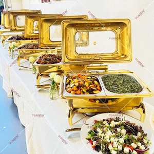 Ensemble d'ustensiles de cuisine de restauration commerciale <span class=keywords><strong>bougie</strong></span> marmite chauffante <span class=keywords><strong>chauffe</strong></span>-plats présentoir de buffet de nourriture <span class=keywords><strong>chauffe</strong></span>-<span class=keywords><strong>plat</strong></span> - Product Image 3