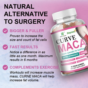 OEM Curves Maca Gummies butin hanche grosses fesses gummy Grosse poitrine élargissement extrêmes maca gummies pour pour les grosses les fesses - Product Image 3