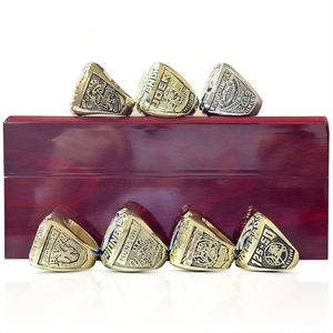Ensemble de 7 bagues de championnat des New York <span class=keywords><strong>Yankees</strong></span>, ligue de <span class=keywords><strong>baseball</strong></span>, haute qualité, bijoux pour hommes, cadeaux, bague de champion personnalisée - Product Image 4
