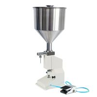 Remplisseuse pneumatique chauffante A02 pour pâtes alimentaires, miel, beurre de cacahuète, avec fonction de chauffage et de mélange, pour remplissage volumétrique