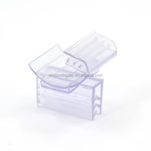 Commercio all'ingrosso di alta qualità campione gratuito di plastica del supermercato cartellino del prezzo di marca mensola porta - Product Image 6