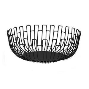Panier de fruits en fil noir en fer décoratif classique et unique moderne Vente en gros avec impression de logo personnalisée - Product Image 6