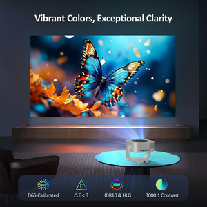 Xách Tay 1080P LCD LED <span class=keywords><strong>Video</strong></span> Chiếu Android 13 Hệ Thống 4K Full HD Mini Rạp Hát Tại Nhà Lật Android 720P 5W Loa Giáo Dục - Product Image 5